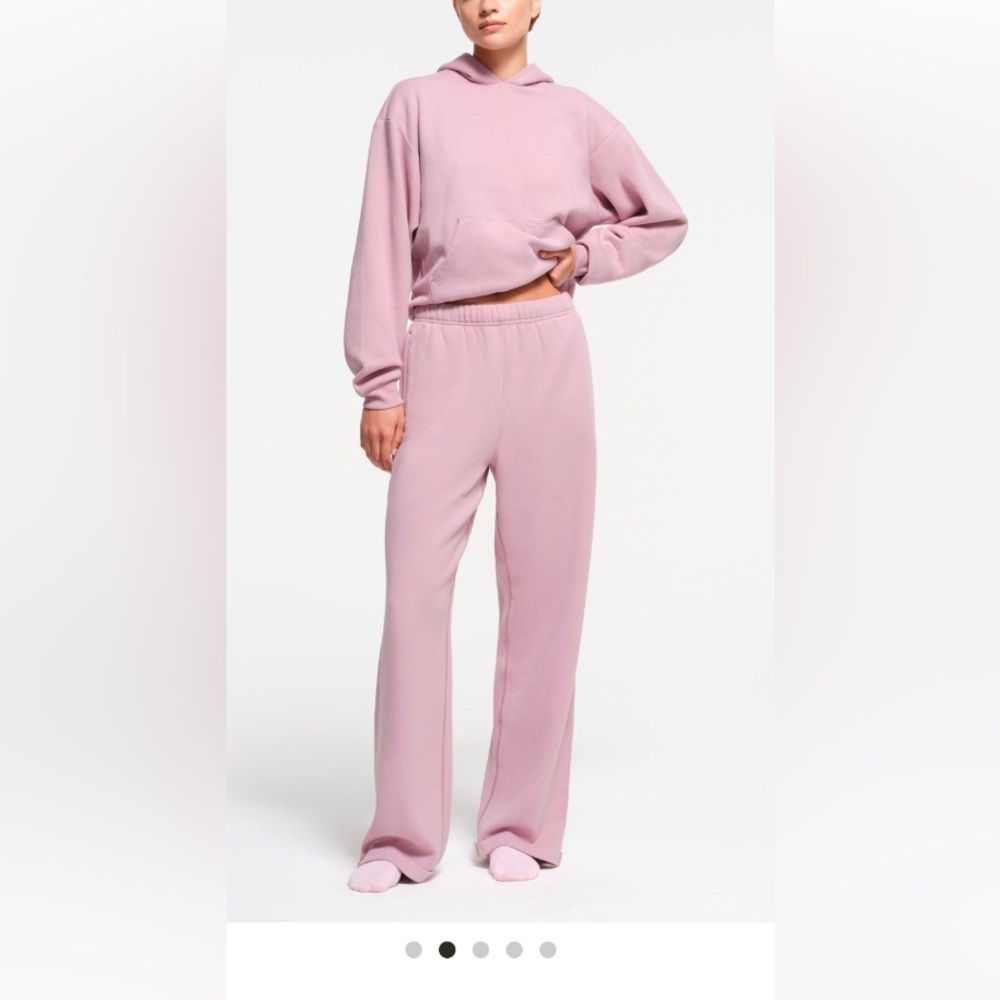 SKIMS Cotton Fleece SWEATSUIT “Dusk” Color